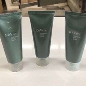 3-pack REVIVE Cleansing Body Scrub 30ml each New